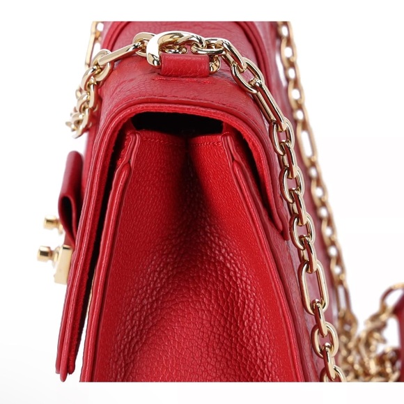 Louis Vuitton Saint Sulpice PM Monogram Empreinte Red Shoulder Bag Crossbody - Picture 5 of 15